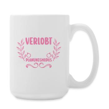 JGA Team Braut Junggesellinnenabschied - Große Tasse 440 ml - Weiß - Rechts