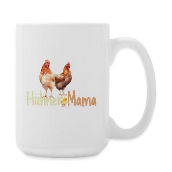 Hühner Mama Muttertag Mutterschaft Mama Elternteil - Große Tasse 440 ml - Weiß - Rechts