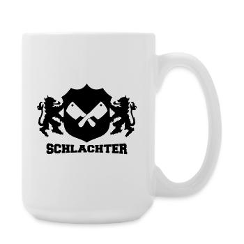 schlachter_wappen - Grande tasse 440 ml - blanc - Droite