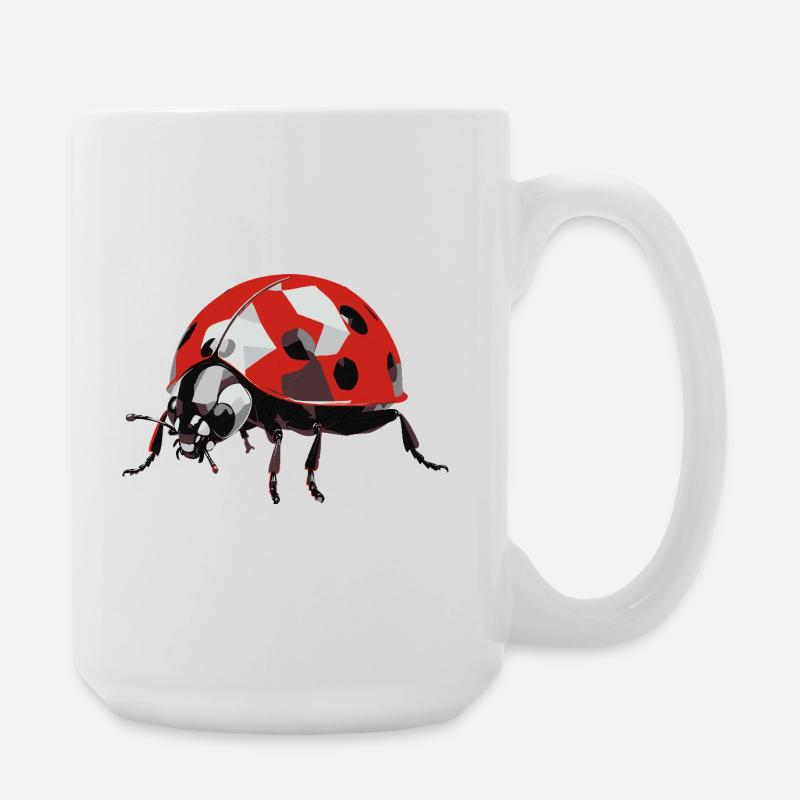 Ladybug3 - Large Mug 440 ml - white