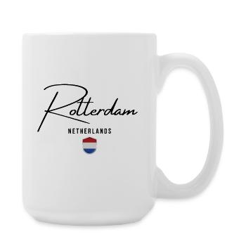 Rotterdam Pays-Bas, j’adore Rotterdam - Grande tasse 440 ml - blanc - Droite
