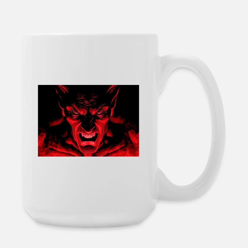 The Devil - Large Mug 440 ml - white