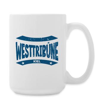 Kiel Stadium West Stand Hoodie, Hat, Mug - Large Mug 440 ml - white - Right