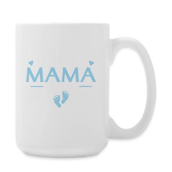 Befördert zur Mama 2026 Babyparty - Große Tasse 440 ml - Weiß - Rechts