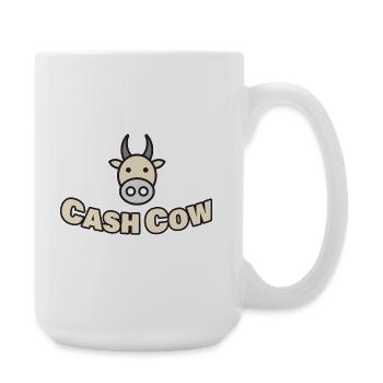 CASH COW - Large Mug 440 ml - white - Right