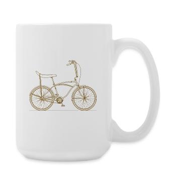 Vintage Bonanza Bicycle Silhouette 80s 90s - Large Mug 440 ml - white - Right