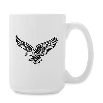 eagle - Large Mug 440 ml - white - Right
