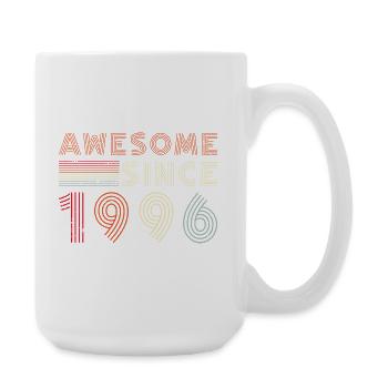 Retro 1996 – Awesome Since 1996 - Large Mug 440 ml - white - Right
