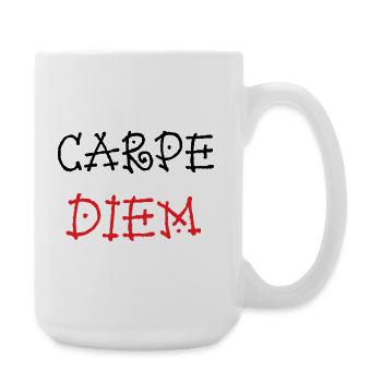 Carpe Diem - Epicurean - Large Mug 440 ml - white - Right