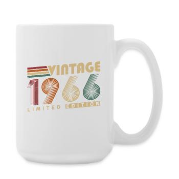 Vintage 1966 Jahrgang Geburtstagsgeschenk - Große Tasse 440 ml - Weiß - Rechts