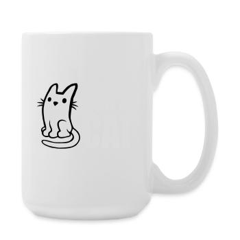Ask Me About My Cat Cat Pet Love Animal Love - Large Mug 440 ml - white - Right
