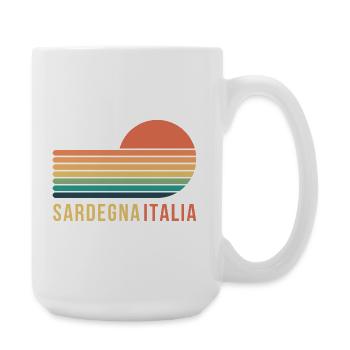 Sardinia Italy - Large Mug 440 ml - white - Right