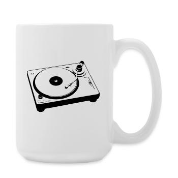 DJ Platine Platine - Grande tasse 440 ml - blanc - Droite