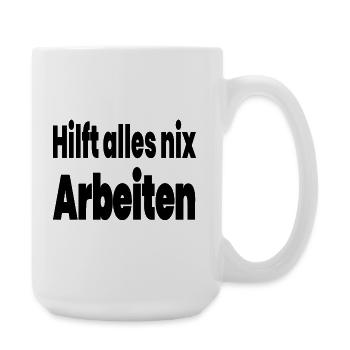 work - Large Mug 440 ml - white - Right