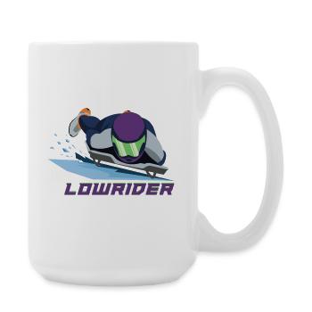 Skeleton Lowrider - Große Tasse 440 ml - Weiß - Rechts