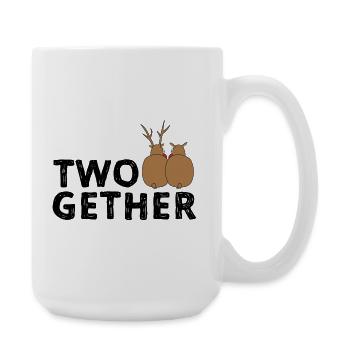 TWOGETHER - Große Tasse 440 ml - Weiß - Rechts