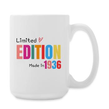 Limitierte Auflage Hergestellt 1936 - Große Tasse 440 ml - Weiß - Rechts