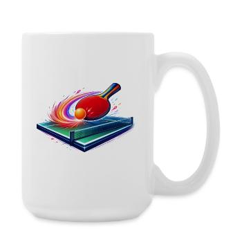 Joueur du club de tennis de table Joueur de club de ping-pong - Grande tasse 440 ml - blanc - Droite