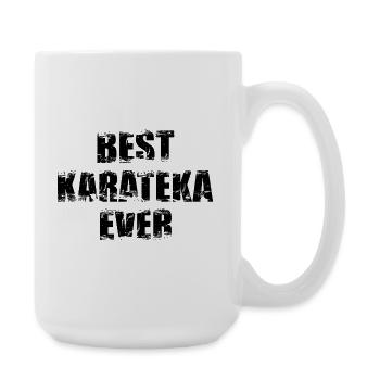 Karateka - Große Tasse 440 ml - Weiß - Rechts