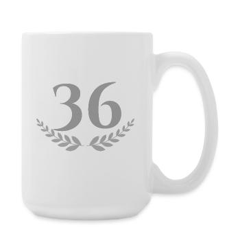 36 - Große Tasse 440 ml - Weiß - Rechts