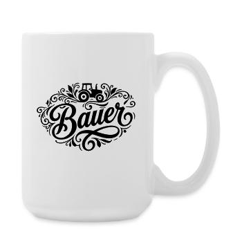 Bauer Farmer - Große Tasse 440 ml - Weiß - Rechts