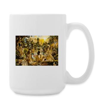 Golden Garden of Eden Designer EDITION - Large Mug 440 ml - white - Right