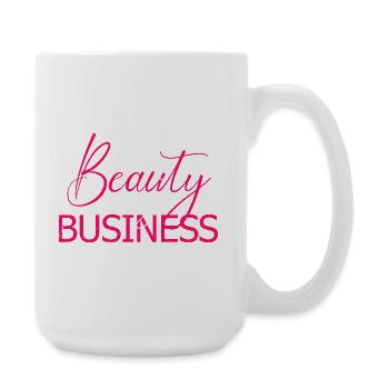 Beauty Is My Business Makeup Artist Salon - Large Mug 440 ml - white - Right