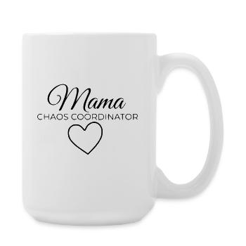 Mama Chaos Coordinator - Large Mug 440 ml - white - Right