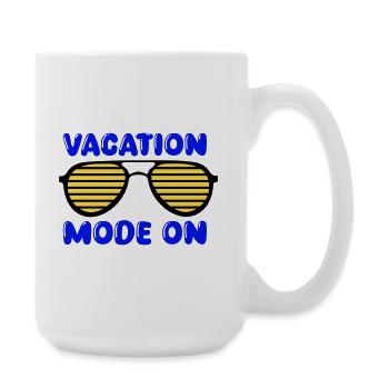 Urlaubsmodus an - Große Tasse 440 ml - Weiß - Rechts