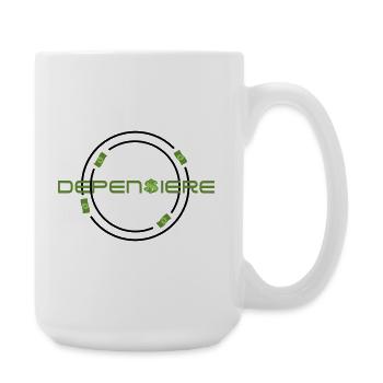 Spender - Große Tasse 440 ml - Weiß - Rechts