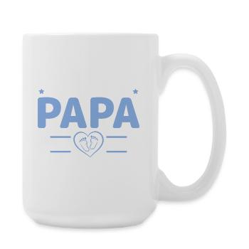 Babyparty Befördert zum Papa 2027 - Große Tasse 440 ml - Weiß - Rechts