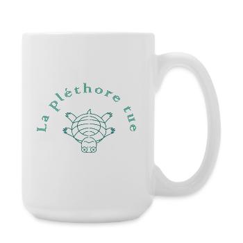 Der Grüne Killer Plethora - Große Tasse 440 ml - Weiß - Rechts