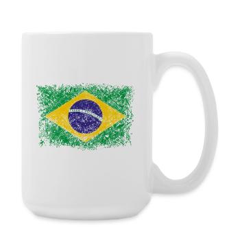 Brasilien - Vintage - Große Tasse 440 ml - Weiß - Rechts
