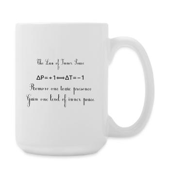Toxic People Quote - Large Mug 440 ml - white - Right