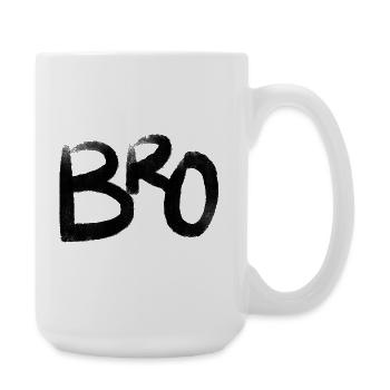 Bro - Große Tasse 440 ml - Weiß - Rechts