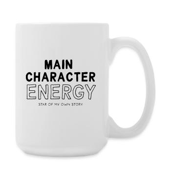 Main Character Energy - Große Tasse 440 ml - Weiß - Rechts
