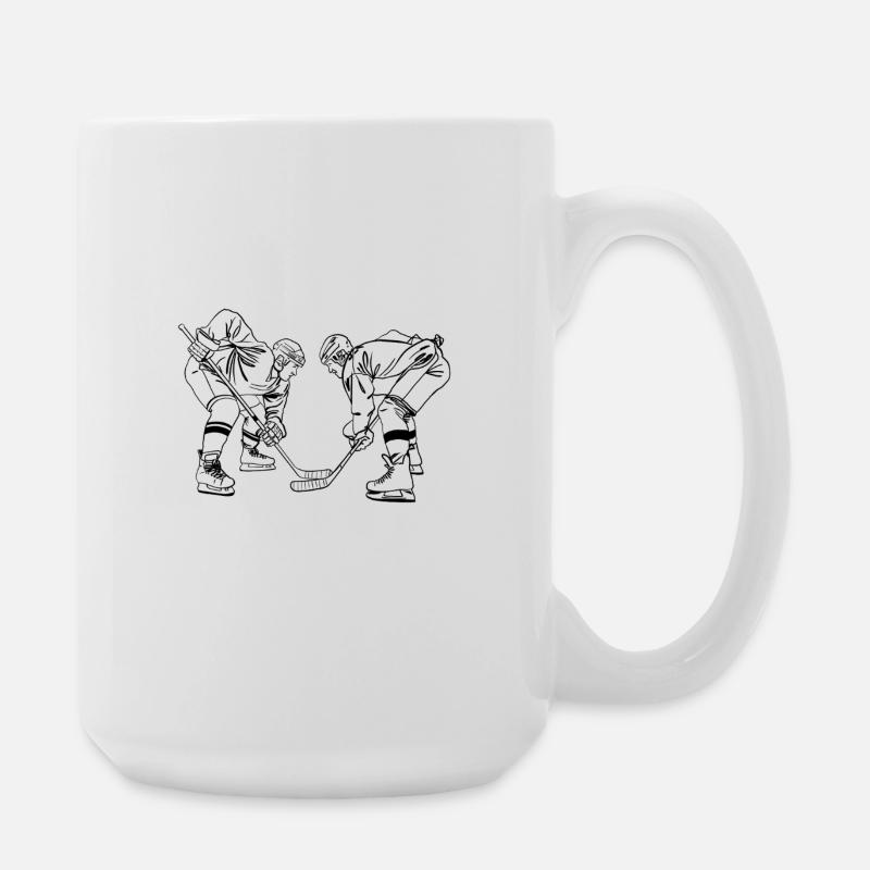 face-off - Große Tasse 440 ml - Weiß