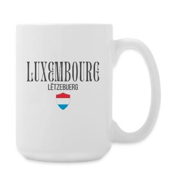 I love Luxembourg, Luxembourg pride - Large Mug 440 ml - white - Right