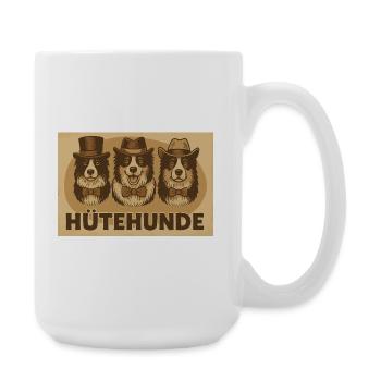 Herding Dogs - Affiche vintage amusante pour les fans de chiens - Grande tasse 440 ml - blanc - Droite