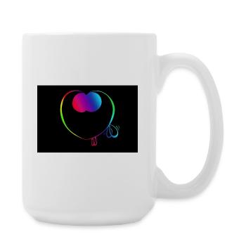 Filou trop mignon poster - Grande tasse 440 ml - blanc - Droite