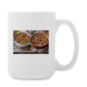 Ratatouille vs Sinen'kie - Large Mug 440 ml - white - Right