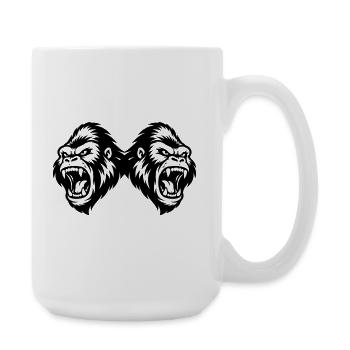 Gorilla Team - Large Mug 440 ml - white - Right