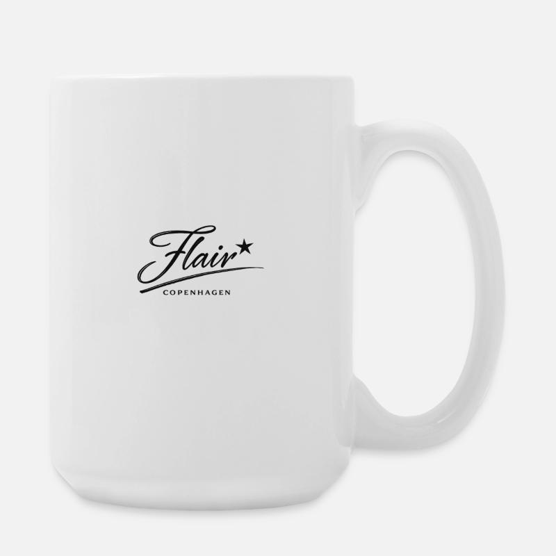 Flair Copenhagen logo - Large Mug 440 ml - white
