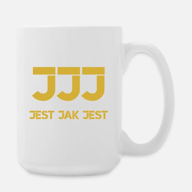 It is what it is - logo - Large Mug 440 ml - white