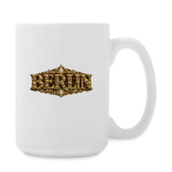 Barocker BERLIN mit Totenschädel - Große Tasse 440 ml - Weiß - Rechts