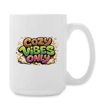Cozy Vibes Only - Large Mug 440 ml - white - Right