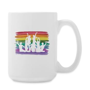 Artistic Swim Team Synchronschwimmen - Große Tasse 440 ml - Weiß - Rechts