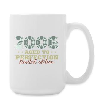 2006 Vintage Rétro Cadeau d’anniversaire - Grande tasse 440 ml - blanc - Droite