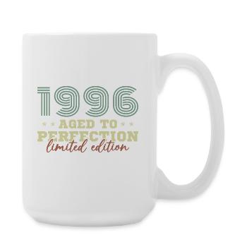 1996 Vintage Retro Birthday Gift - Large Mug 440 ml - white - Right