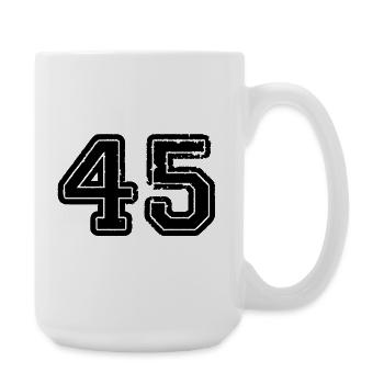 45 - Große Tasse 440 ml - Weiß - Rechts